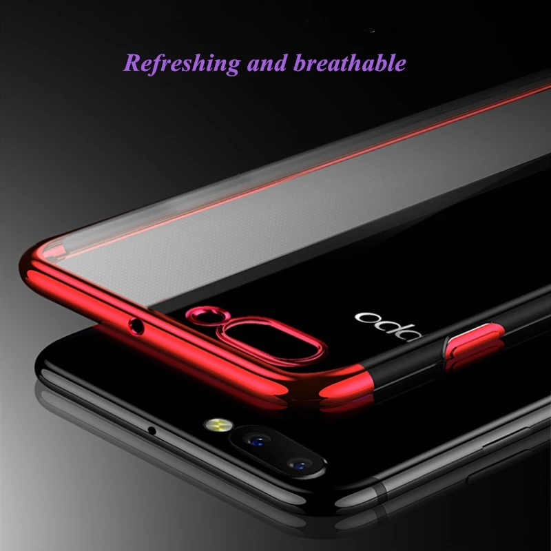 Rezzol ясного лазерного покрытие чехол для OPPO K1 R15X Мягкие тонкие из