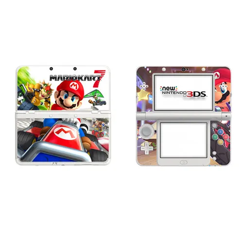 Винил Обложка Наклейка кожи Стикеры для новых 3DS защитные наклейки для новых 3DS винил кожи Стикеры протектор-для Супер Марио - Цвет: N3DS0001