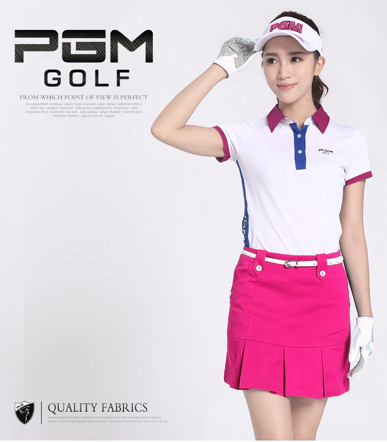 Бесплатная доставка женские юбки для гольфа PGM Корейская спортивная короткая