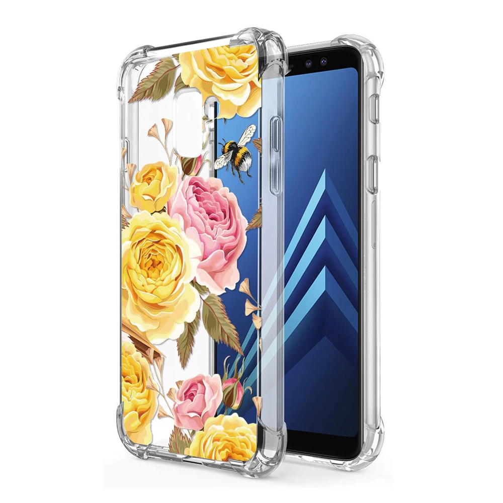 5h2fhua Противоударная подушка безопасности TPU чехол s для samsung Galaxy S9 S10 S8 A6 A9 A8 плюс A7 A5 J5 J7 M30 A50 A40 A10 A20 A30 чехол Coque - Цвет: 5h2fhua