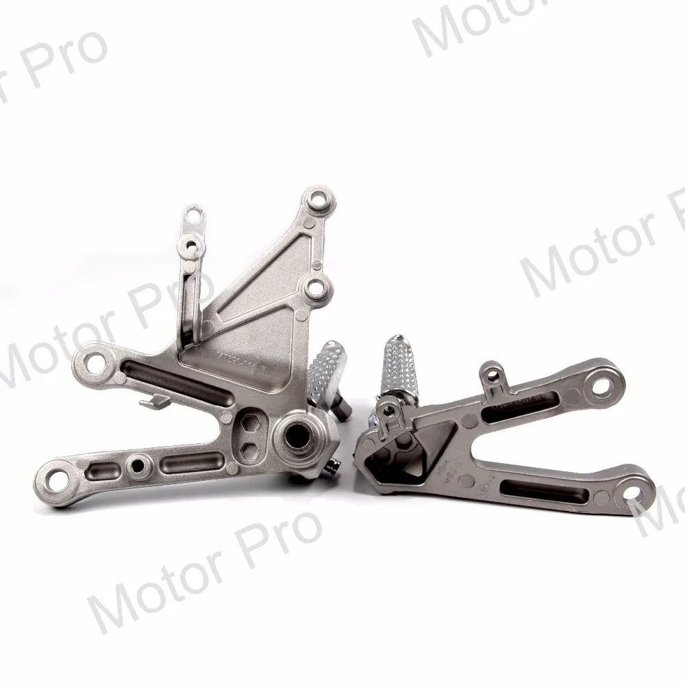Передние Подножки для Honda CBR1000RR 2004 2005 2006 2007 мотоцикл накладки для ног ездока педаль кронштейны CBR1000RR CBR1000 1000RR черный