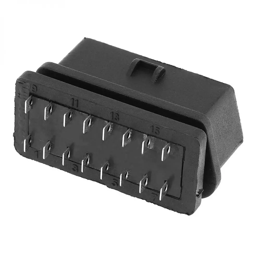 OBD-II L Тип Пластиковые 16 контактный разъем для автомобиля провода розетки с
