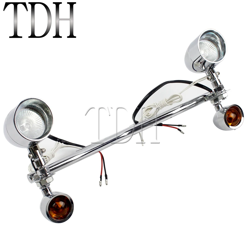 Светодиодный светильник для мотоцикла Honda Shadow VT 750 1100 VTX 1300 1800 Suzuki Kawasaki Harley Softail Vulcan