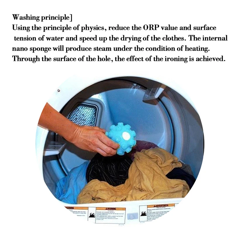 YFGXBHMX Laundry Ball Reusable Eco Friendly Decontamination Anti-winding Care Wool Dryer Balls | Дом и сад