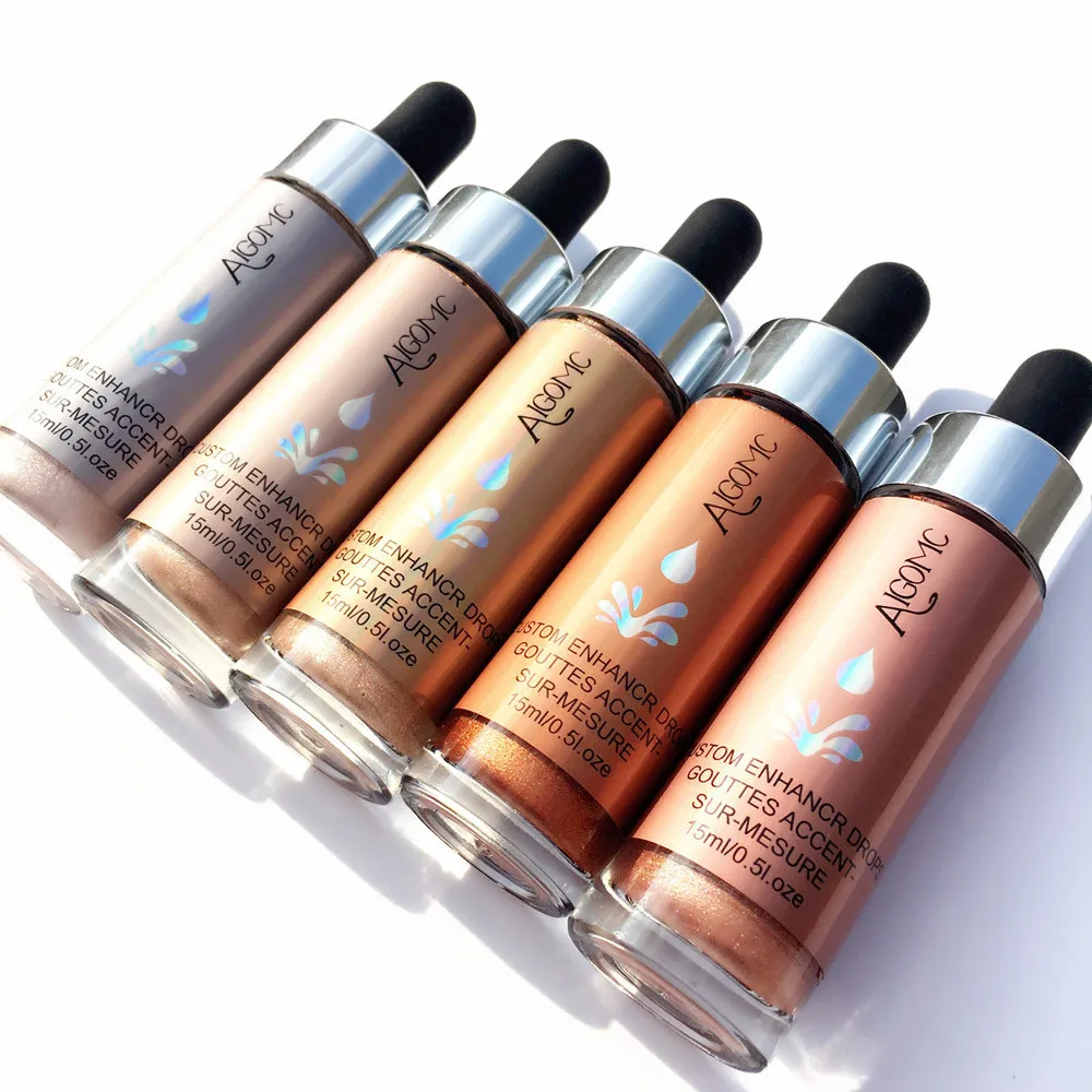 Хайлайтер для лица маскирующий макияж блестящий жидкий хайлайтер