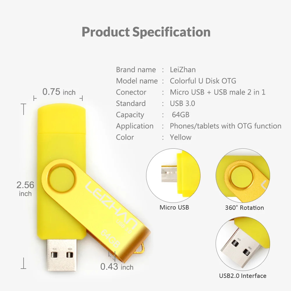 LEIZHAN 6 цветов 128 ГБ USB флэш накопитель 3 0 на android 64 32 16 8 флешка usb накопитель|USB