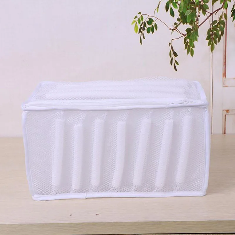 Полиэстеровый мешок для стирки сушилка обуви белый одежды сетчатый домашнего