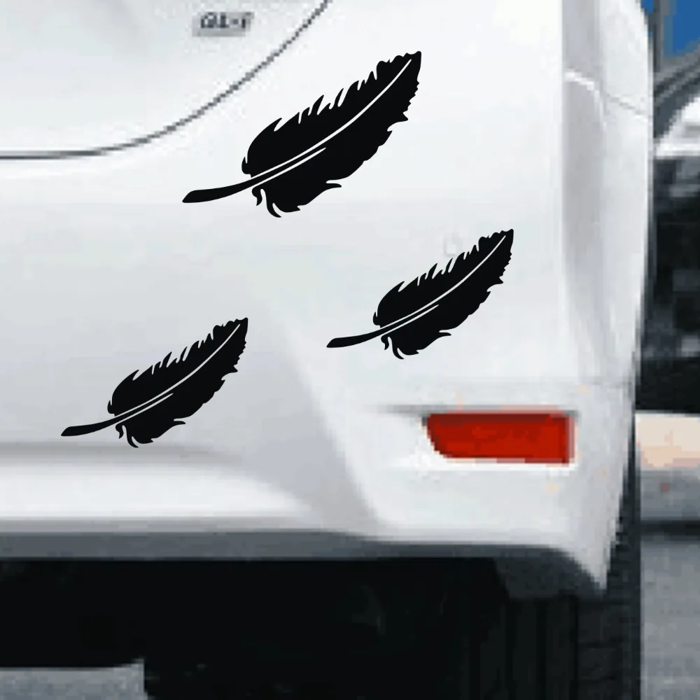Funny car stickers personalized funny personality window decals vinyl feather scratches | Автомобили и мотоциклы