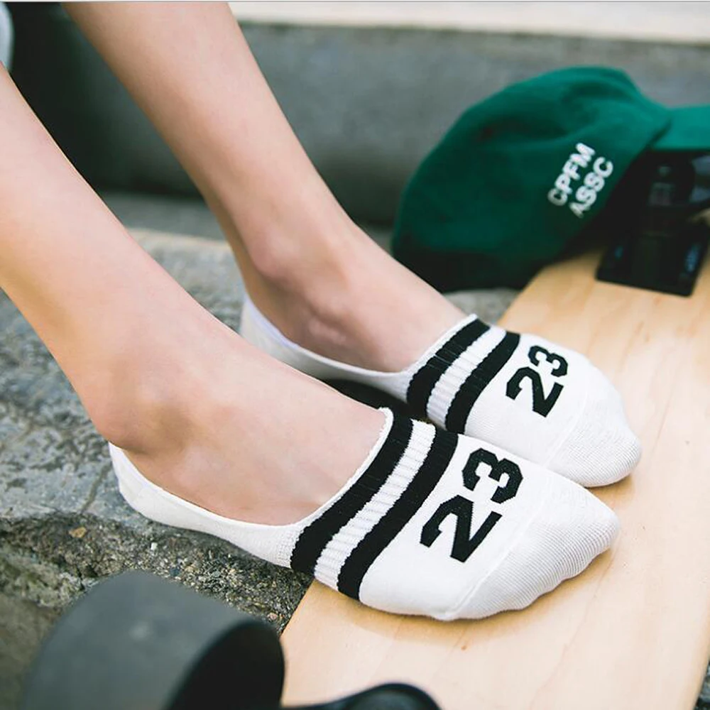 5 пар/упак. распродажа женские носки башмачки повседневные с параллельными