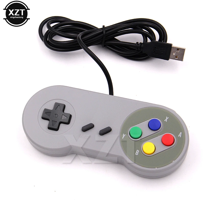 Проводной супер USB контроллер 1 шт. геймпад Джойстики ретро классический Snes usb PC