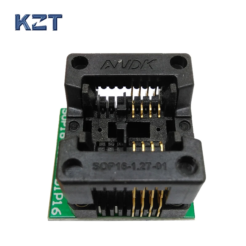 

SOP8 SOIC8 SO8 to DIP8 Programming Socket Pitch 1.27mm IC Body Width 3.9mm 150mil IC Test Socket Adapter