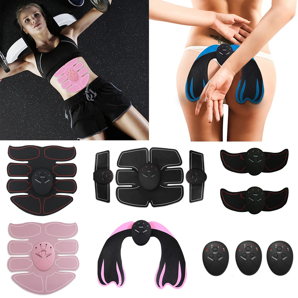 3/4 шт. EMS беспроводной стимулятор мышц AbdominalTrainer Смарт фитнес Хип тренировка