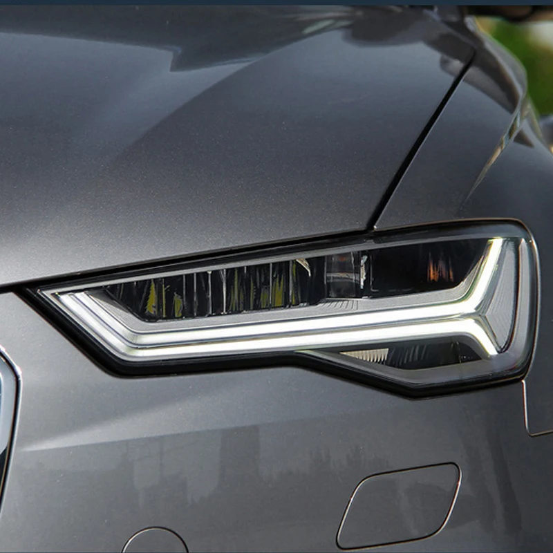 Новейший супер яркий светодиодный светильник Audi A6L налобный с матрицей в сборе