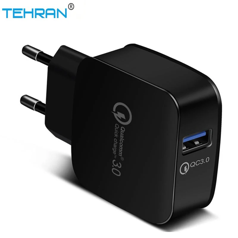 18 Вт Быстрая зарядка 3 0 быстрое USB зарядное устройство для samsung Xiaomi huawei OnePlus LG