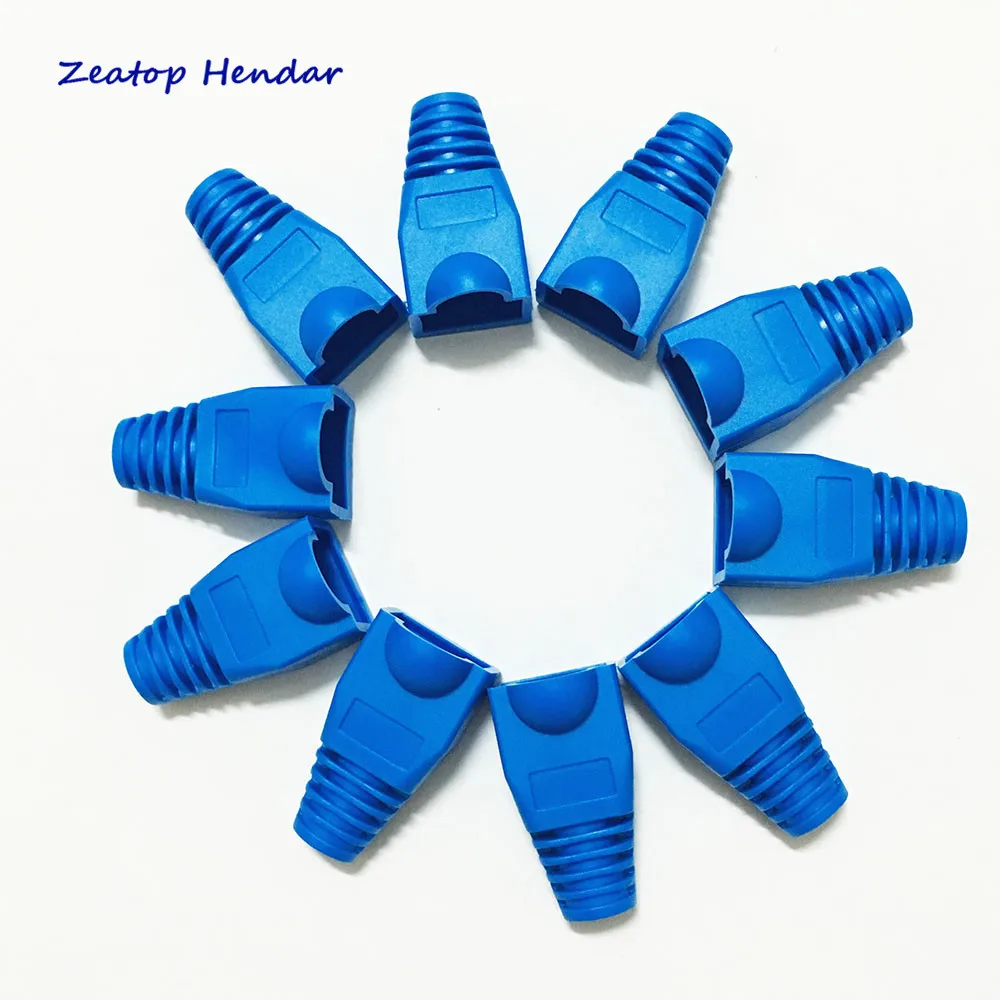 10 шт. CAT5E CAT6 RJ45 Разъемы Ethernet сетевой кабель снятие натяжения гнездо сапоги