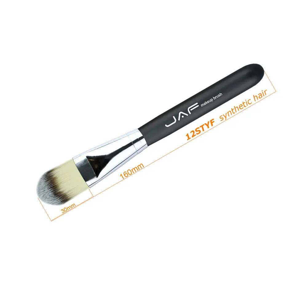 Традиционная кисть для жидкой основы JAF веганская Кисть макияжа волос под крем 12