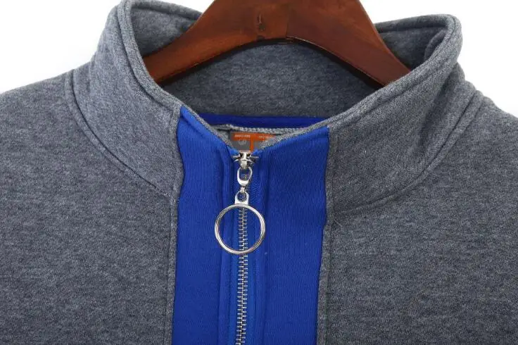 Модные пуловеры в стиле хип-хоп с контрастной вышитой надписью Свободные теплые