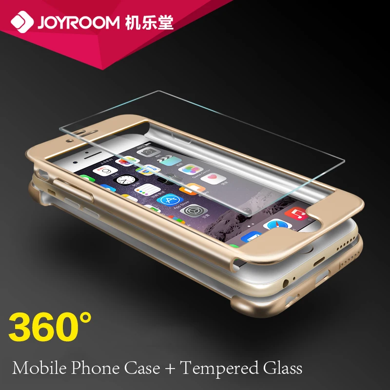 Случае с Протектор Экрана Закаленное Стекло для iPhone 6 s Plus Плюс 5.5 inch Передняя