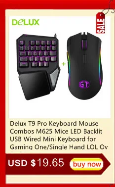 Delux M618 эргономичная Вертикальная мышь 6D, оптическая мышь для правой руки, беспроводная мышь Mause с ковриком на запястье для ПК, ноутбука, компьютера, игр