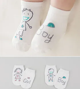 1 пара летние вязаные носки с буквенным принтом для мальчиков и девочек малышей