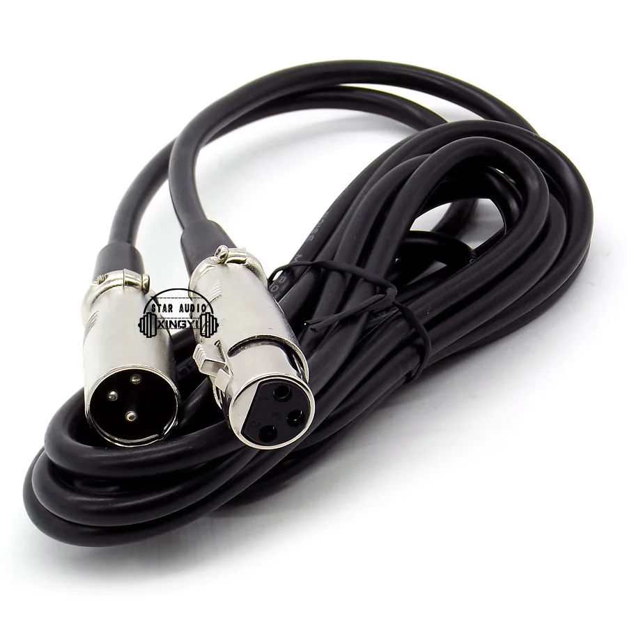 3 м контактный разъем XLR с разъемом AUX линейный конденсаторный микрофон
