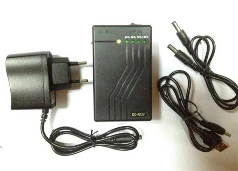 DC 12V/3800mAH USB 5V/5600mAH литий ионная аккумуляторная батарея для камеры видеонаблюдения