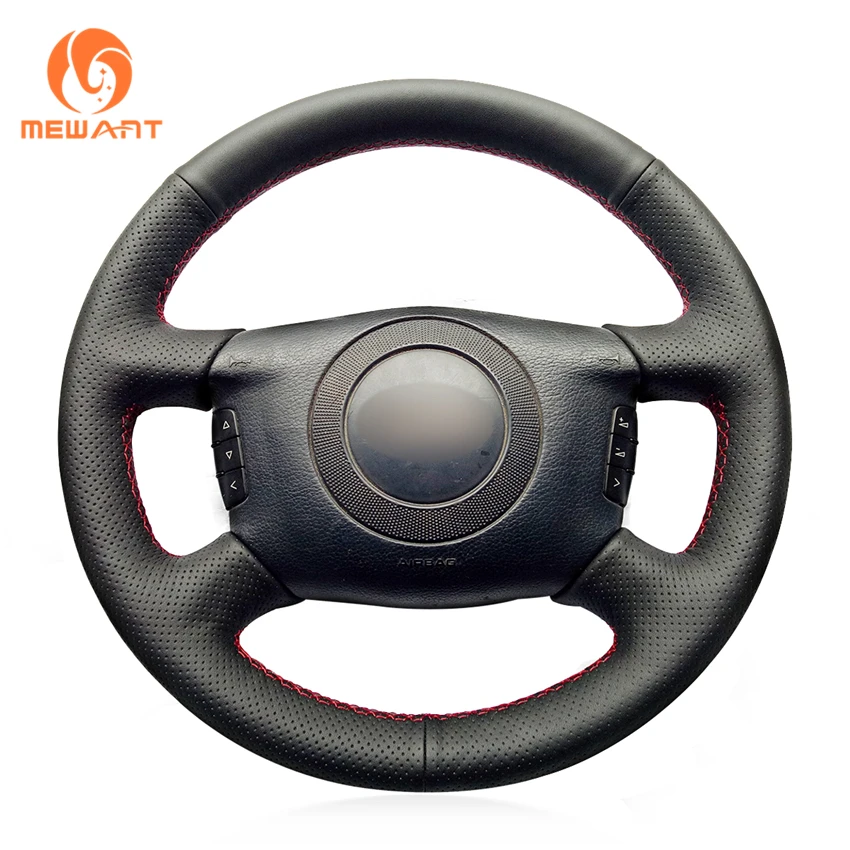 MEWANT черная искусственная кожа Ранняя для Audi A2 (8Z) A6 (C5) Avant A8 (D2) S4 2003 2005|car steering wheel