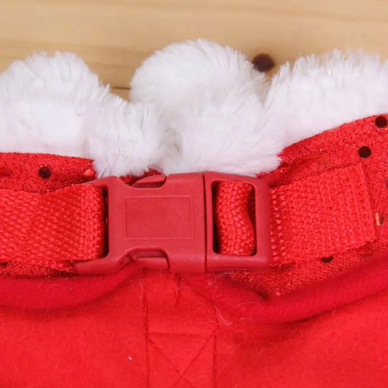 Cute Christmas Dog Dress Autumn Winter Warm Polyester Pet Vest Skirt Puppy Cat Dresses Pets Apparel For Small Medium Dogs | Дом и сад