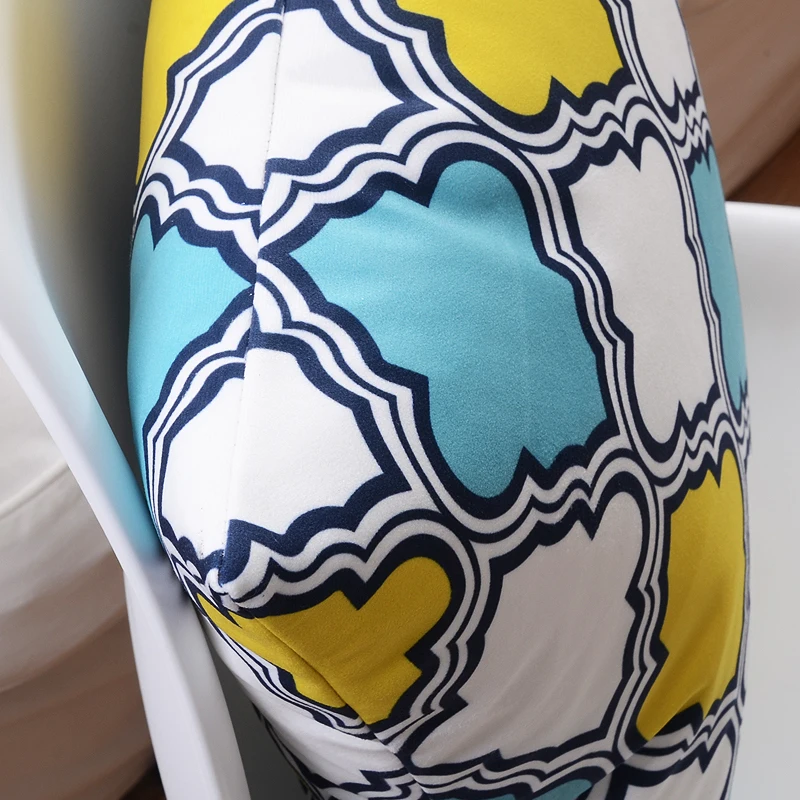 Евро птица с цветочным геометрическим узором вельветовый чехол для подушки