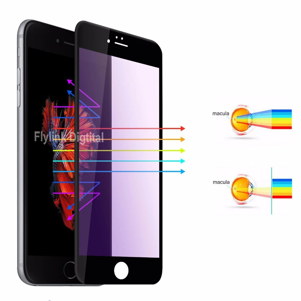 Защитное стекло закаленное 3D для iPhone 6/6s/7/8|Защитные стёкла и плёнки телефонов| |