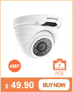 Anpviz 2K Наружная камера видеонаблюдения Onvif 4MP PoE, ip-камера безопасности, револьверная камера видеонаблюдения, домашнее ночное видение, поддержка H.265 P2P