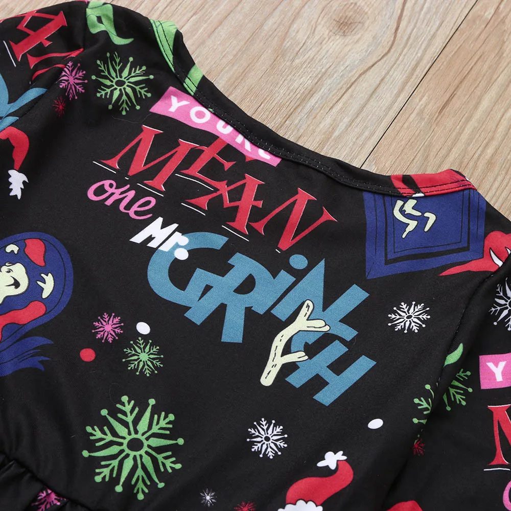 2018 рождественское детское платье принцессы с героями мультфильмов для маленьких