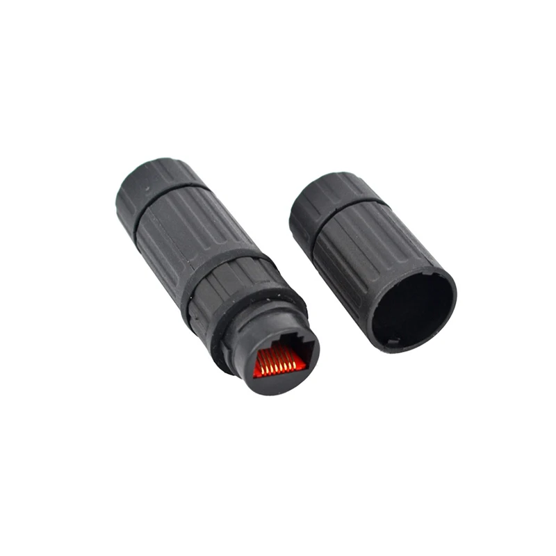 Водонепроницаемый M16 IP68 Ethernet сетевой LAN кабель RJ45 гнездовой разъем адаптер