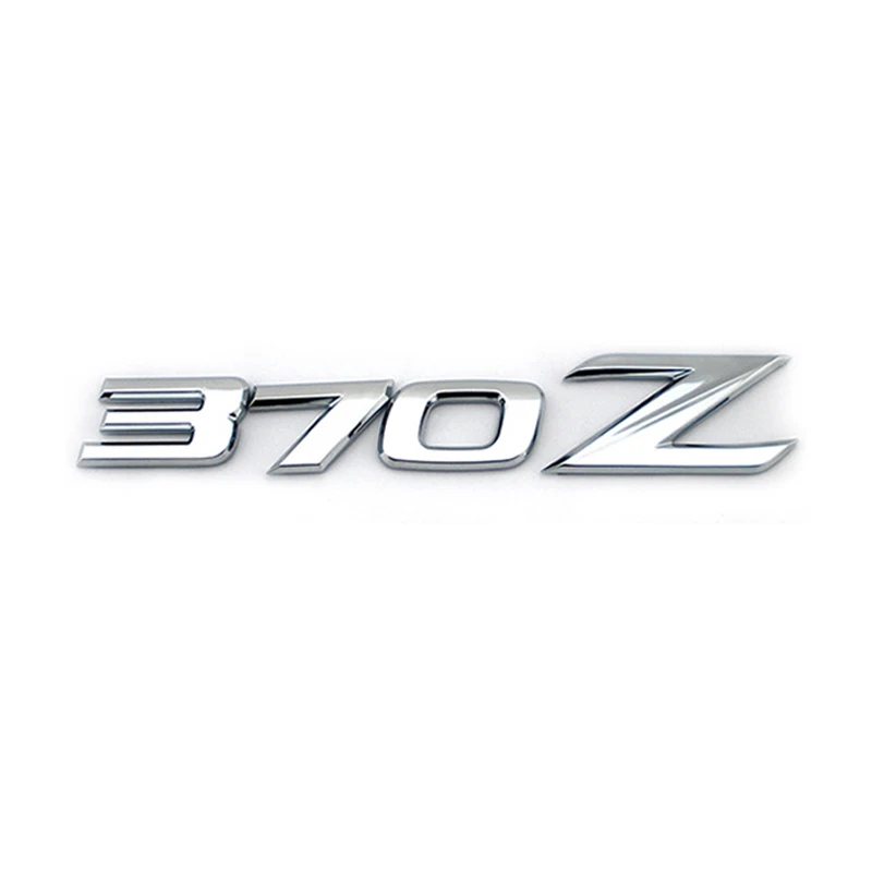 370Z Silver 350Z/370Z алюминиевый сплав/ABS авто эмблема наклейки для 350Z 370Z Fairlady Z Z33 Z34 хром/черный - Название цвета: 370Z Silver
