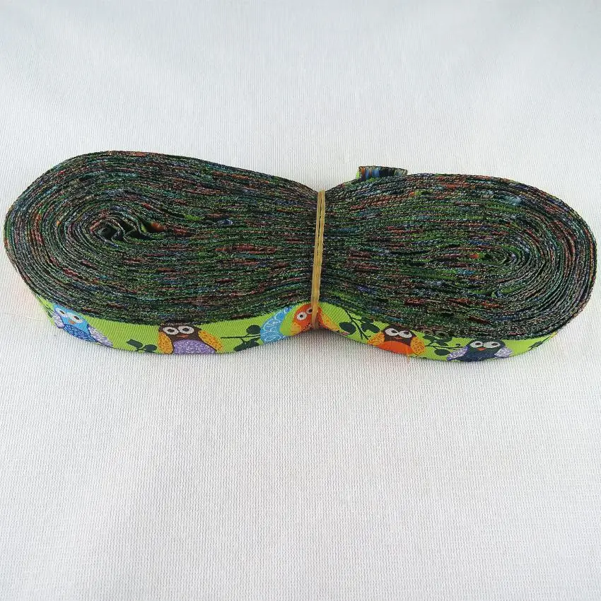 Новинка 2017 плетеная жаккардовая лента с животными Сова отделка оптовая продажа