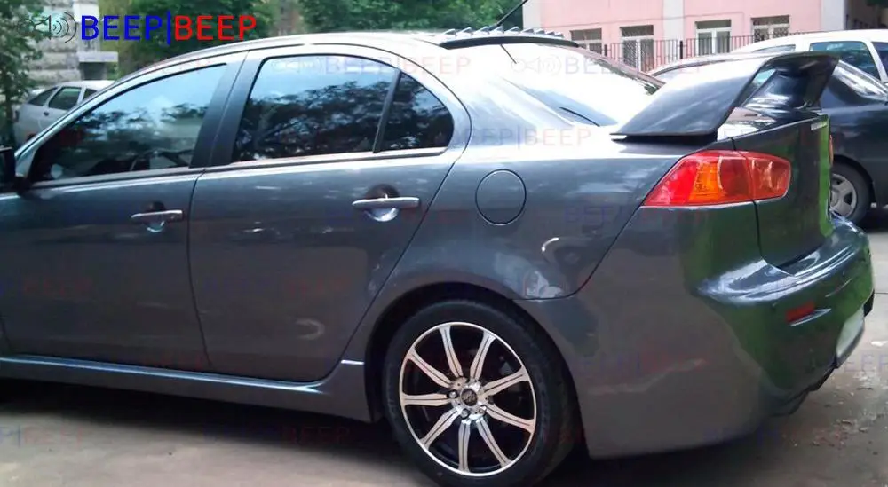 Навес с 9 зубцами для Mitsubishi Lancer X 2007-2015 АБС-пластик спортивный стиль аксессуары