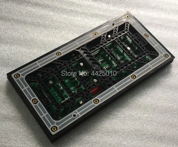 P4 наружный светодиодный дисплей HUB75 интерфейс ASL LED SMD 256*128 мм IP65 с проводом|Монитор