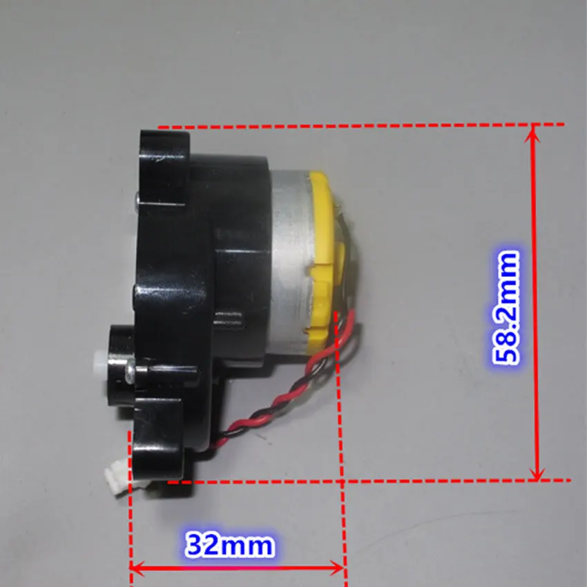 1 шт. карбоновая щетка 500 редукторный двигатель постоянного тока 12 В 260 об/мин