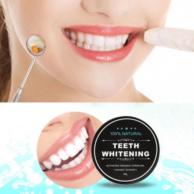 

30g Teeth Whitening Scaling Powder Oral Hygiene Cleaning Packing Premium Activated Bamboo Charcoal Powder Removal Coffee Stains