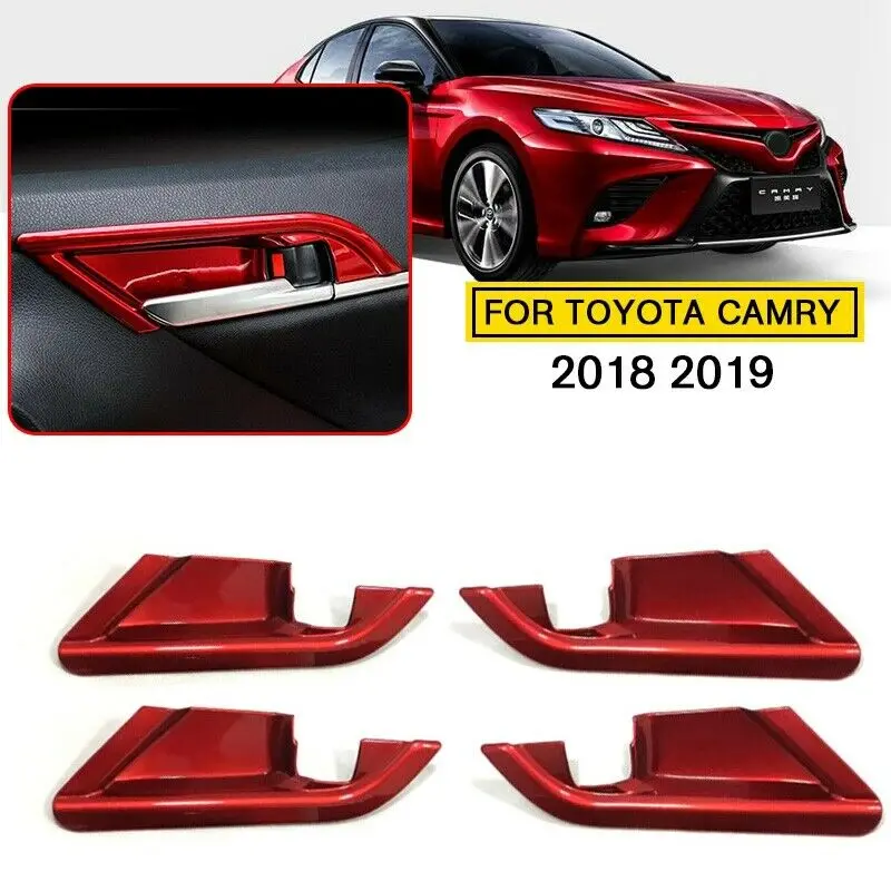 Pcmos ABS Авто стиль интерьер дверная ручка чаша крышка отделка Подходит для Toyota Camry