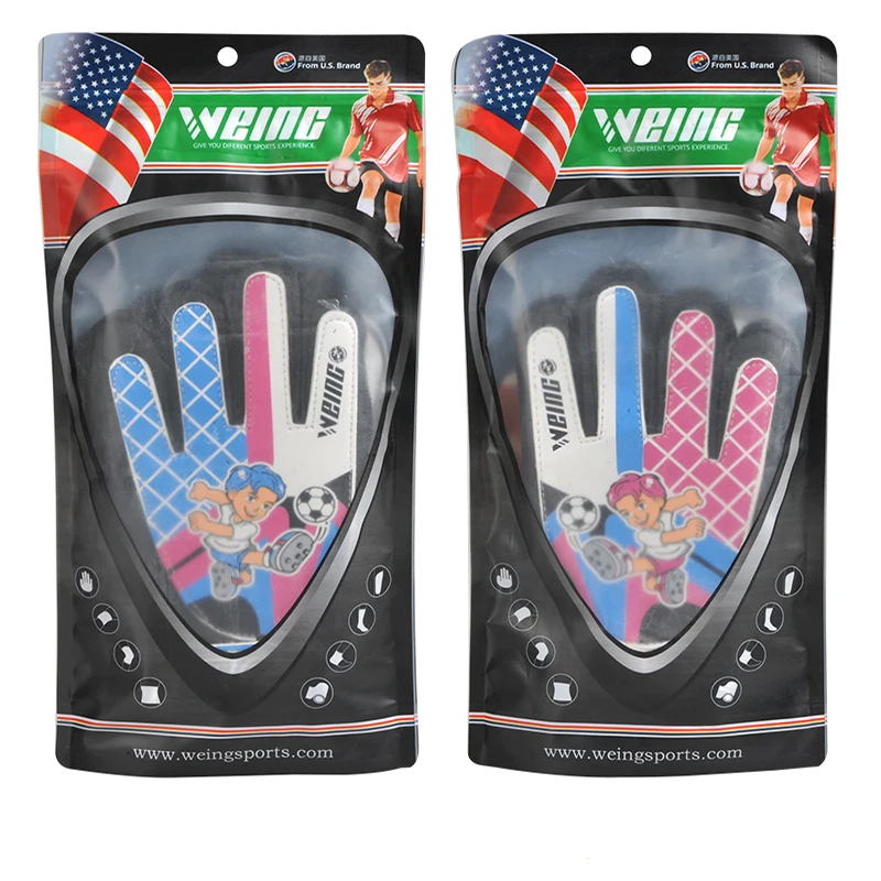 Weing Новое поступление подростковые дешевые EVA материал перчатки для вратаря