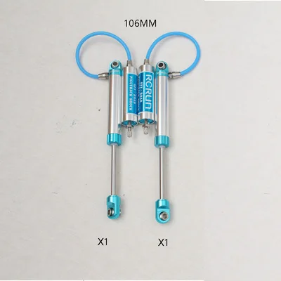 front shock (2pcs) Осевой гусеничный автомобиль металлические детали для модернизации амортизатор отрицательного давления в сборе для 1/10 rc Гусеничный осевой RR10 90048 90053 грузовик - Цвет: front shock (2pcs)