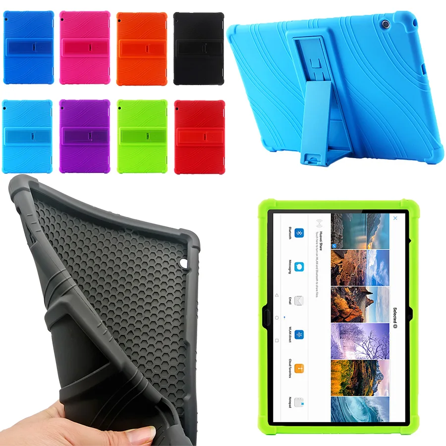 Силиконовый чехол для телефона huawei Mediapad T5 10 1 &quotSofe детей Стенд Крышка AGS2