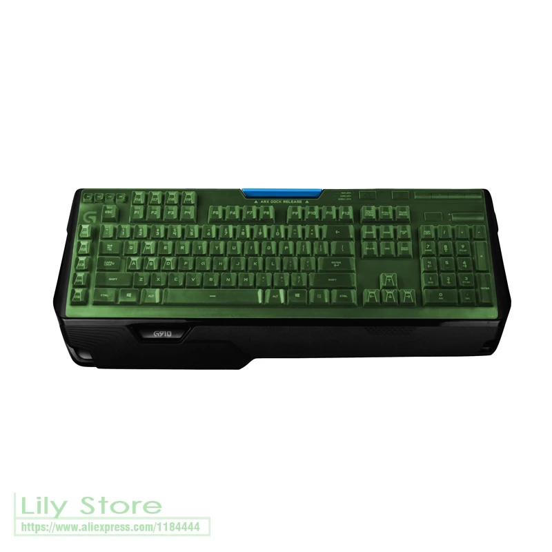green Для проводной механической клавиатуры logitech G910 с защитой от пыли и яркой подсветкой - Цвет: green