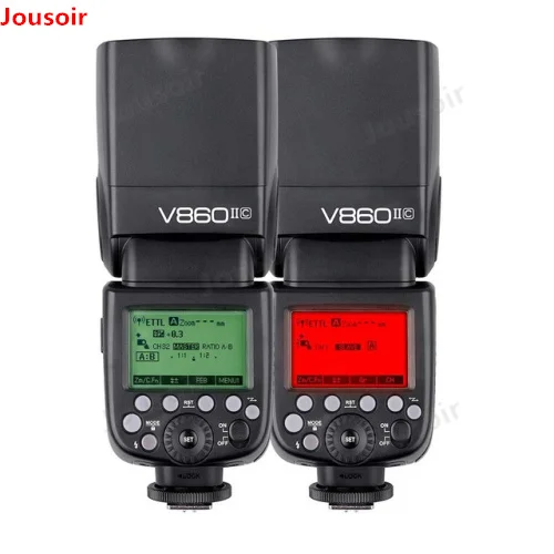 Godox V860II-C/N/S/F/O GN60 2,4G ttl HSS 1/8000 без батареи VB18 камера Speedlite вспышка для C N S Fuji CD40 - Цвет: V860II for Canon