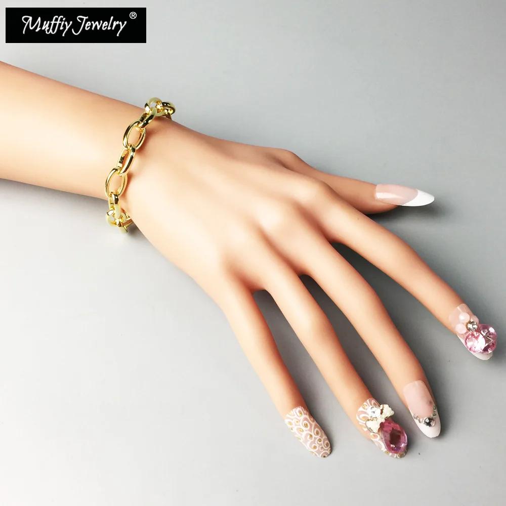 Браслет из чистого золота в европейском стиле аксессуары для самостоятельного