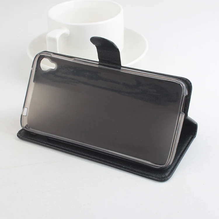 Для Alcatel one touch idol 3 5 чехол для телефона Folio Flip чистый цвет Личи шаблон PU кожаный