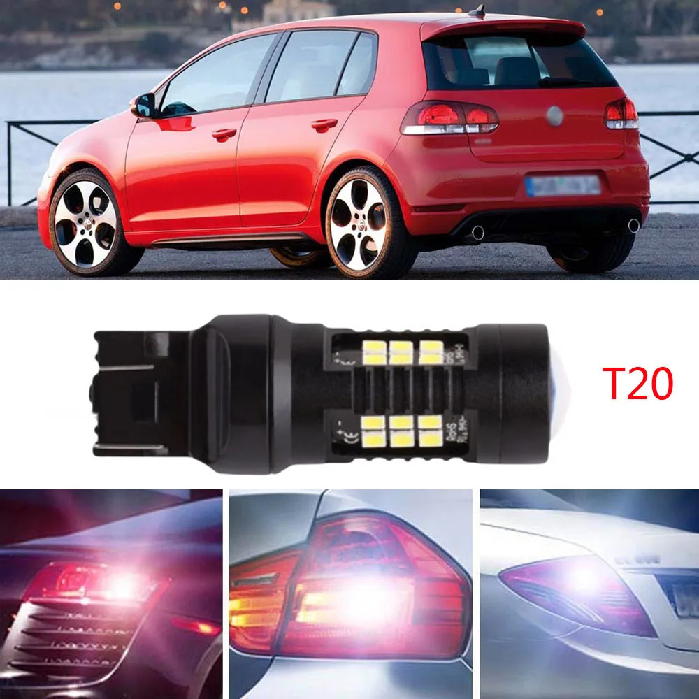 Ownsun 2 шт без ошибок светодиодные Реверсивные T20 задние лампочки подходят для