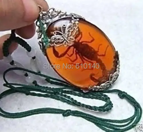 New Carved Butterfly Scorpion Hand-Weave Women Men Pendant Necklace | Украшения и аксессуары