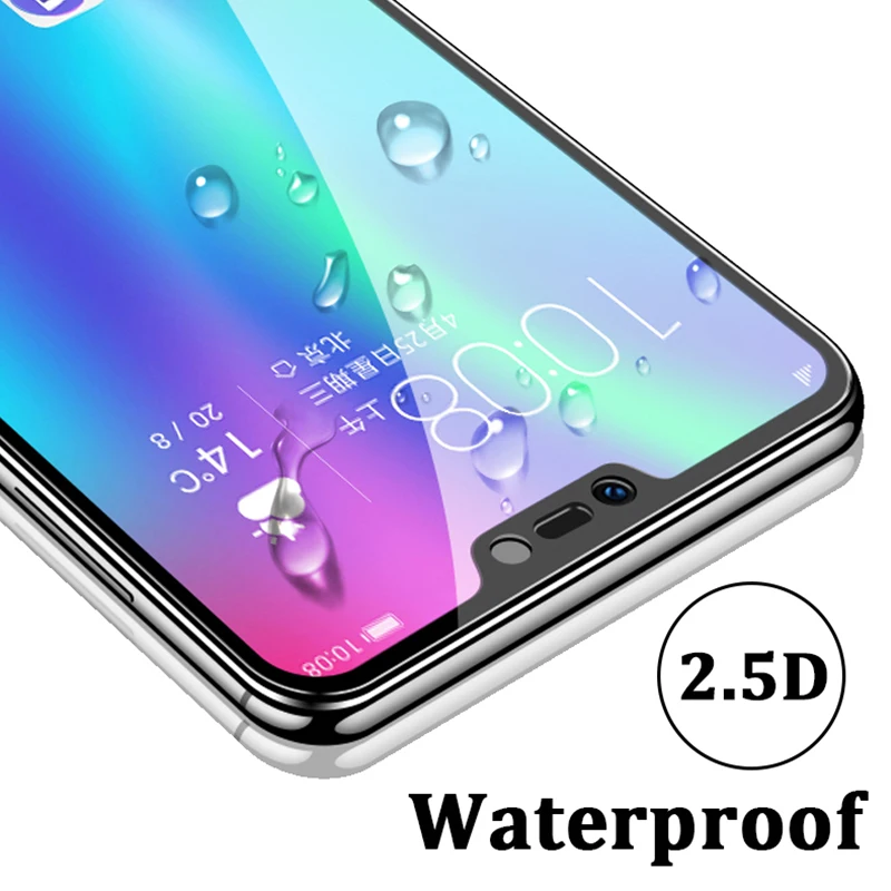 Закаленное стекло для Huawei Honor 10 lite чехол безопасная защита экрана стеклянная